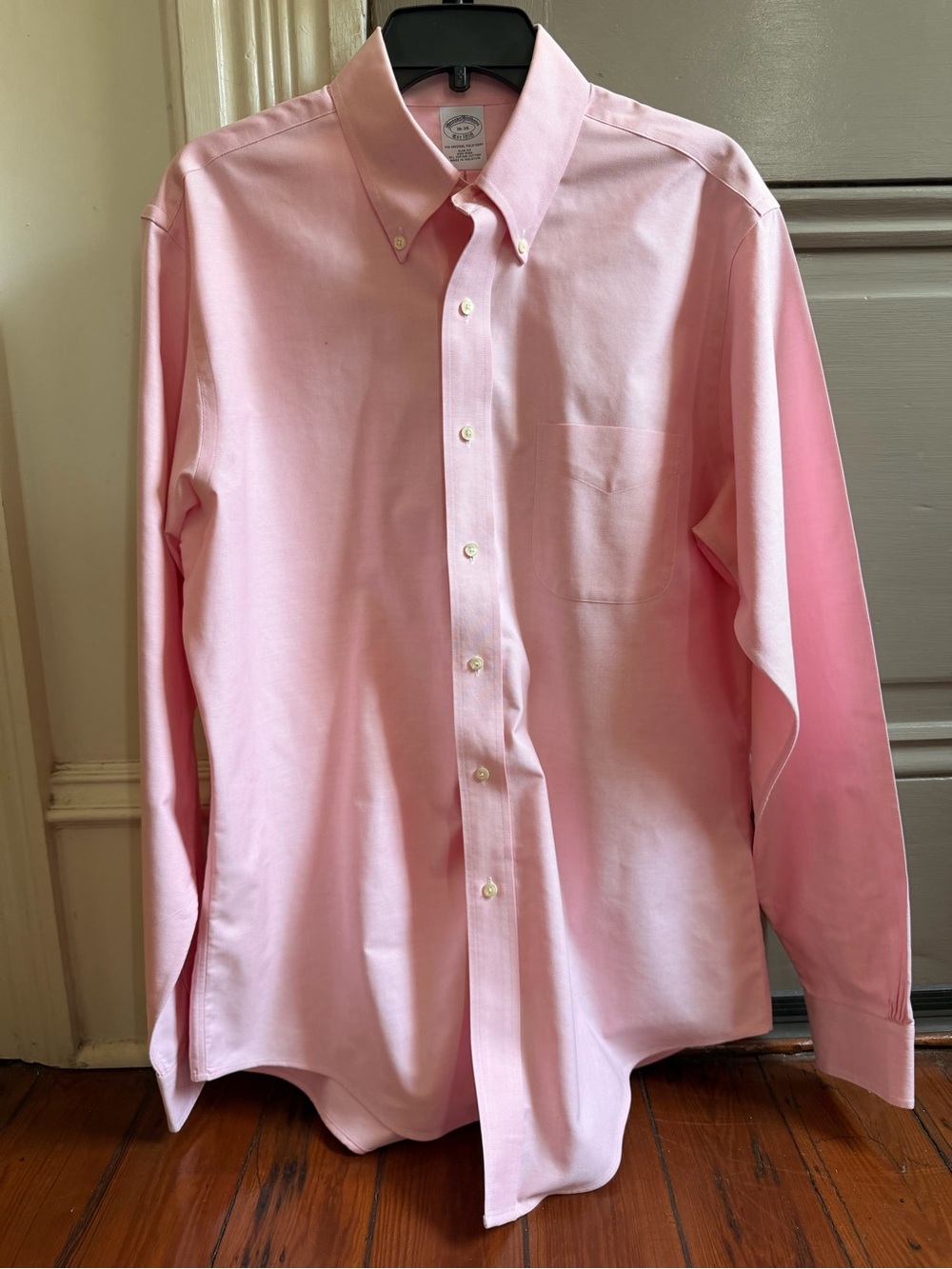 Men's Pink Brooks Brother’s Button-Down Dress Shirt